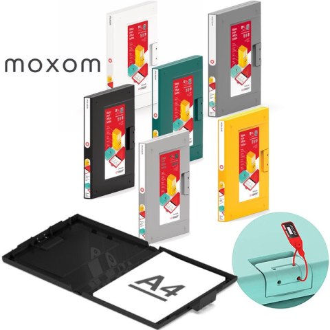 Segregator Moxom NewBinder A4/25mm biały