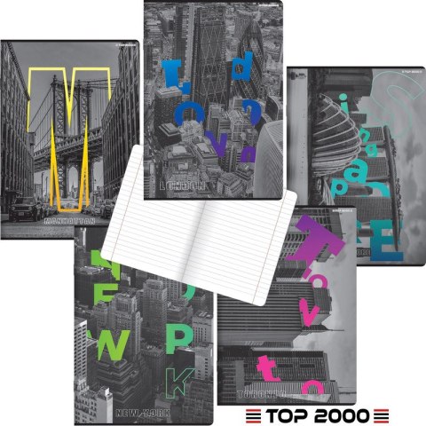 Zeszyt Top 2000 City A5/60k linia