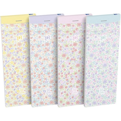 Lista zakupowa Oxford Floral 74x210mm/80k linia mix kolorów