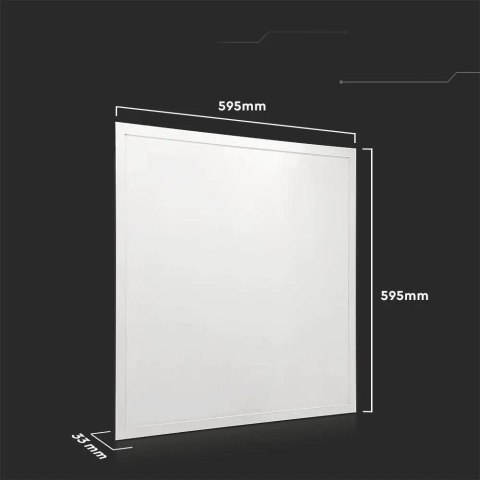 Panel LED V-TAC 36W 600x600 LED backlight 33mm 120Lm/W VT-60036 4000K 4320lm