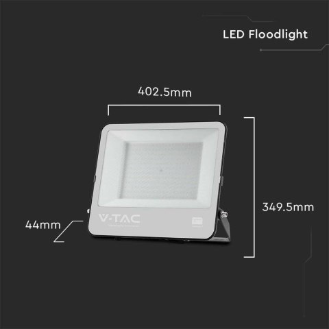 Projektor LED V-TAC 200W 185Lm/W czarny VT-44205 4000K 37000lm