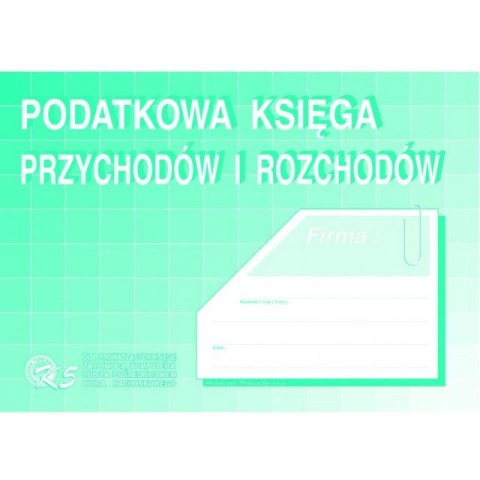PODATKOWA KSIĘGA PRZYCHODÓW I ROZCHODÓW A4