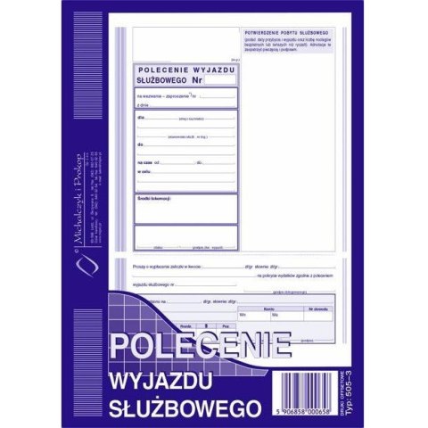 POLECENIE WYJAZDU SŁUŻBOWEGO A5 (OFFSET)