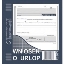 WNIOSEK O URLOP 2/3 A5 (OFFSET)