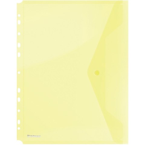 Teczka kopertowa wpinana Donau A4 żółta