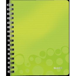 Kołonotatnik Leitz Wow A5/80k kratka zielony