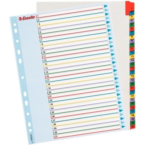 PRZEKŁADKI MYLAR ESSELTE A4 1-31