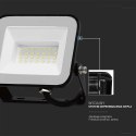 Naświetlacz LED V-TAC 20W SAMSUNG CHIP PRO-S czarny VT-44020 6500K 1620lm 5 lat gwarancji