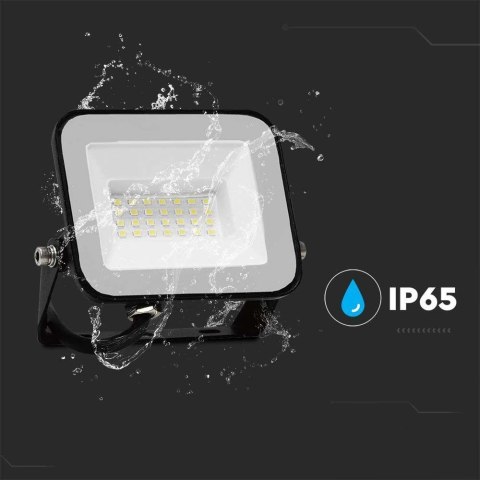 Naświetlacz LED V-TAC 20W SAMSUNG CHIP PRO-S czarny VT-44020 6500K 1620lm 5 lat gwarancji