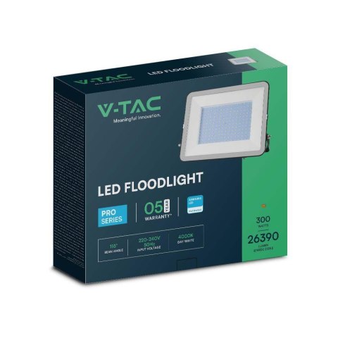 Projektor LED V-TAC 300W SAMSUNG CHIP PRO-S czarny VT-44300 4000K 26390lm 5 lat gwarancji