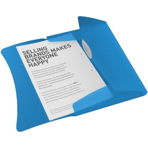 TECZKA Z GUMKĄ ESSELTE VIVIDA A4/15mm NIEBIESKA