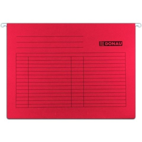 Teczka zawieszana Donau A4 czerwona (5)