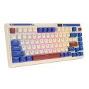 Bezprzewodowa klawiatura mechaniczna Royal Kludge KZZI K75 pro RGB, Moment Switch (retro-niebieska) (QWERTY)