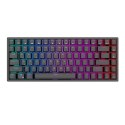 Bezprzewodowa klawiatura mechaniczna Royal Kludge RK84 RGB, Brown switch (czarna) (QWERTY)