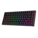 Klawiatura mechaniczna Royal Kludge RK84 RGB, Red switch (czarna) (QWERTY)