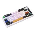 Bezprzewodowa klawiatura mechaniczna Royal Kludge KZZI K75 pro RGB, Eternity Switch (czarno-biała) (QWERTY)