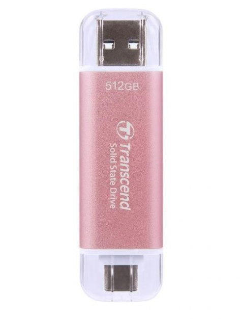 SSD USB3.0 512GB EXT. A/C/PINK TS512GESD310P TRANSCEND
