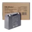 Qoltec Akumulator AGM | 12V | 18Ah | Bezobsługowy | Wydajny | LongLife | do UPS, skutera