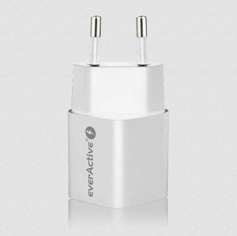 ŁADOWARKA SIECIOWA everActive GaN SC-390Q 30W 1xUSB-C 1xUSB-A PD PPS