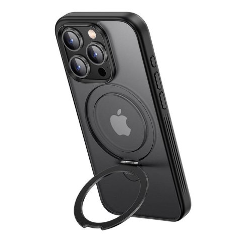 Etui UGREEN LP764 magnetyczne ze stojakiem do iPhone 15 Pro Max (czarne)