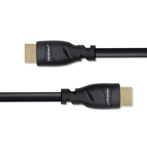 Qoltec Kabel HDMI v2.1 Ultra high speed 8K | 60Hz | 26AWG | GOLD | 5m