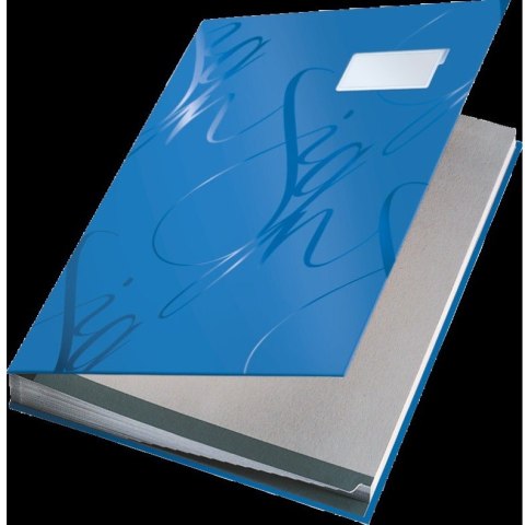 TECZKA DO PODPISU LEITZ 18 PRZEKŁADEK NIEBIESKA