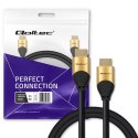 Qoltec Kabel HDMI v2.1 Ultra high speed 8K | 60Hz | 30AWG | GOLD | 1m
