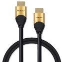 Qoltec Kabel HDMI v2.1 Ultra high speed 8K | 60Hz | 28AWG | GOLD | 2m