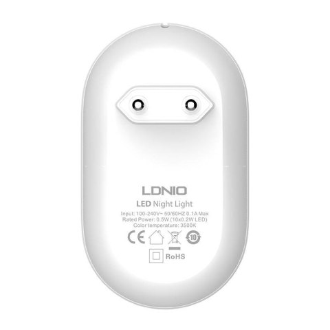 Lampka nocna z czujnikiem światła Ldnio Y2 Sensor Night Light