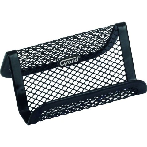 METALOWY STOJAK NA WIZYTÓWKI CZARNY