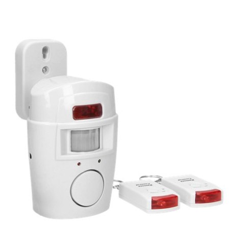 Mini alarm Virone bezprzewodowy z wbudowaną syreną, sterowany pilotem AS-1