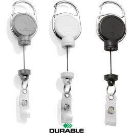 Mechanizm ściągający Durable Extra Strong szary