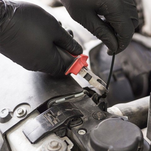 Opaski zaciskowe V-TAC 3.5x250mm czarna 18kg Nylon66 (opak. 100szt)