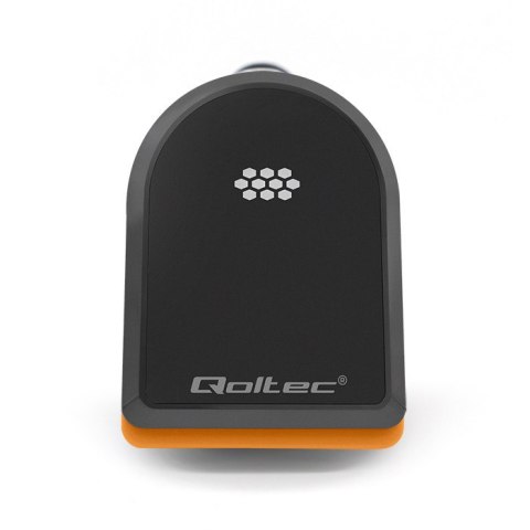Qoltec Bezprzewodowy skaner czytnik kodów kreskowych i QR | 1D 2D | 2.4G | + stacja dokująca