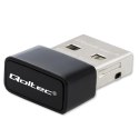 Qoltec Ultraszybki bezprzewodowy Mini Adapter USB Wi-Fi | standard AC | 650Mbps