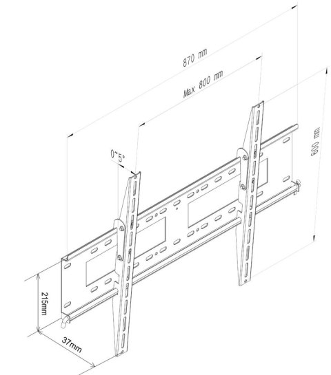 Uchwyt TV ścienny LED/LCD ART 37-100