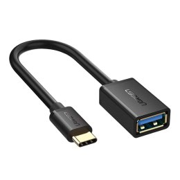 Adapter UGREEN USB-A-USB-C USB 3.0 OTG 15cm (czarny)