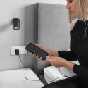 Qoltec Ładowarka Super Quick PD | 1xUSB-C | 1xUSB | 90W | 5-20V | 2.4-4.35A | Laptop | Smartfon | Czarna
