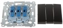ŁĄCZNIK POTRÓJNY Z PODŚWIETLENIEM DW31L.01/49-SIMON54 250 V 10 A