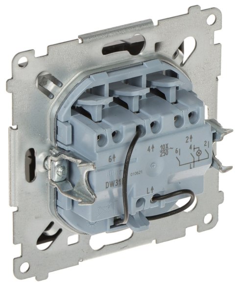ŁĄCZNIK POTRÓJNY Z PODŚWIETLENIEM DW31L.01/49-SIMON54 250 V 10 A