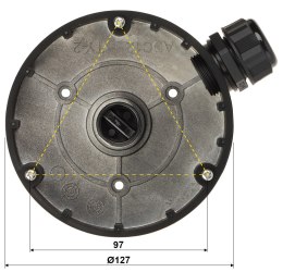UCHWYT KAMERY DS-1280ZJ-DM8(BLACK) Hikvision