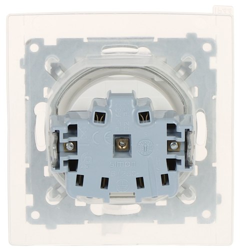 GNIAZDO POJEDYNCZE DGZ1BZ.01/11A-SIMON54 250 V 16 A IP44