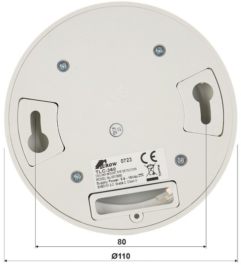 SUFITOWA CZUJKA PIR SWAN-TLC360 CROW