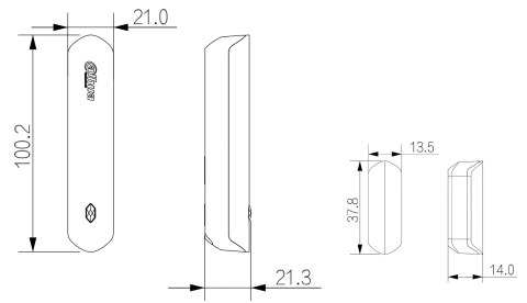 BEZPRZEWODOWY KONTAKTRON ARD324-W2(868S) DAHUA