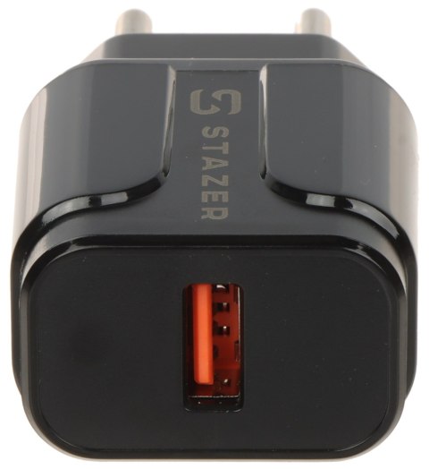 ŁADOWARKA SIECIOWA USB 5V/3A/USB-QUICK3.0/B STAZER