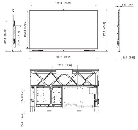 TABLICA INTERAKTYWNA LCH86-MC410-B 86 " - 4K UHD DAHUA