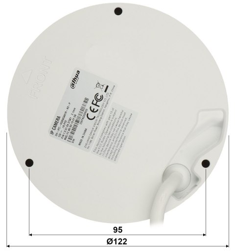 KAMERA WANDALOODPORNA IP IPC-HDBW3441R-AS-P-0210B WizSense - 4.7 Mpx 2.1 mm DAHUA