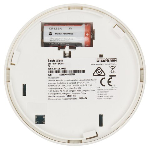 CZUJKA DYMU HY-SA20A WISUALARM