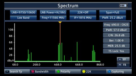 UNIWERSALNY MIERNIK ST-6986 DVB-T/T2 DVB-S/S2 DVB-C SIGNAL