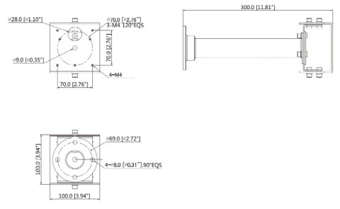 UCHWYT KAMERY PFB129W DAHUA
